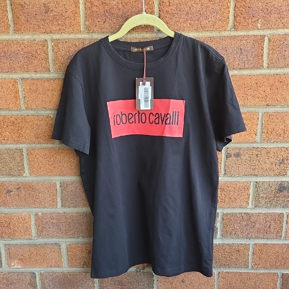Roberto Cavalli Black Short Sleeve Tee - Picture 3 of 9